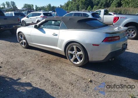 2015 Chevrolet Camaro 2Lt из США, поврежденный, VIN 2G1FF3D34F9206038